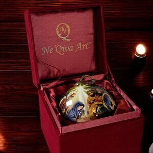 Ne' Qwa Art Christmas Ornament Nativity Three Kings artist Steward Sherwood